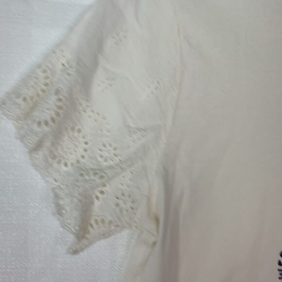 Disney Parks womens large epcot flower festival figment short sleeve shirt white - Picture 6 of 7